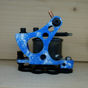 Тату машинка контурная Medium Liner Blue-White